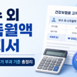보수 외 소득월액 고지서