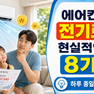 에어컨 전기료 아끼는 방법